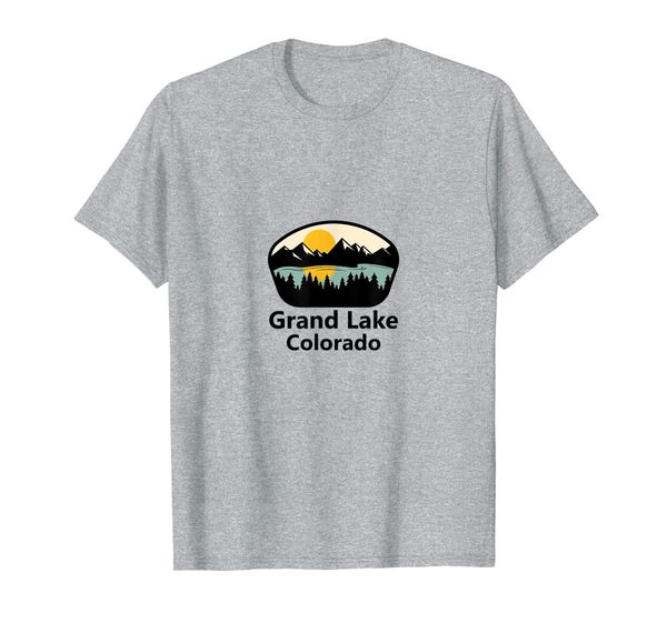 

Grand Lake Colorado CO City State Tourist Souvenir Travel T-Shirt, Mainly pictures