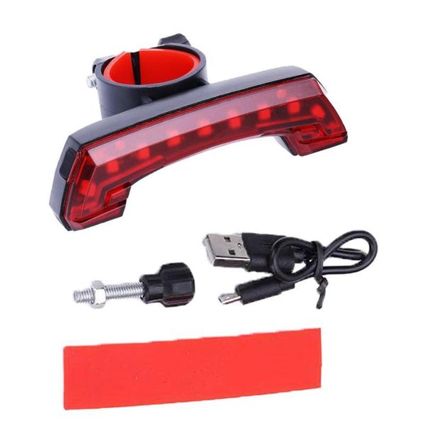 

bicycle waterproof tail light cycling racing taillights safety warning lamp usb charging taillight headlight accessories bike lights