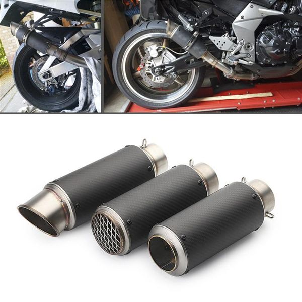 

motorcycle exhaust system 51mm/60mm pipe with db killer muffler for carbon fiber