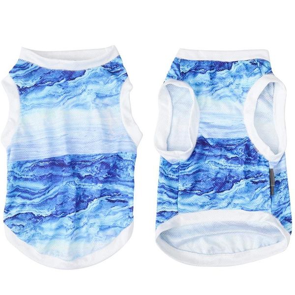 

dog apparel summer pet cooling vest heatstroke prevention harness cooler jacket mesh reflective harnesses #