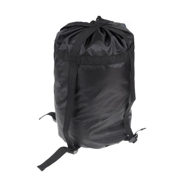 

outdoor bags waterproof nylon compression stuff sack bag camping sleeping small black drawstring