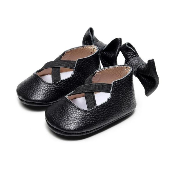 

first walkers born baby girl shoes bow mirror leather cross elastic band princess infant toddler moccasins walker12s29