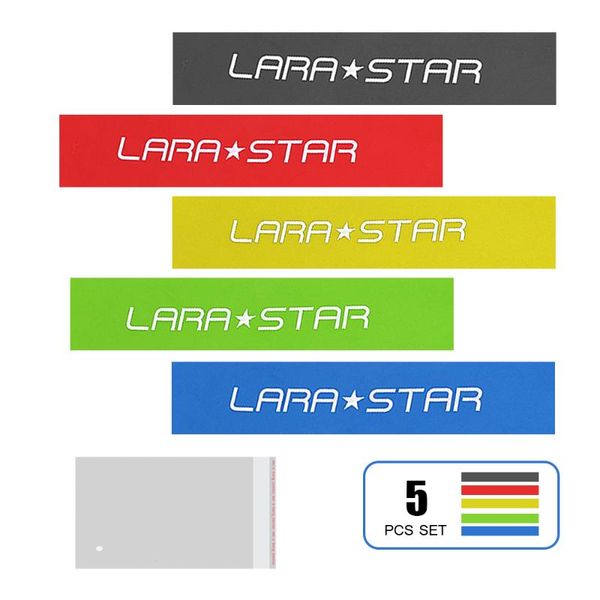 

5pcs yoga resistance bands sets home gym workout elastic band loop booty leg exercise kit pesas fitness equipment