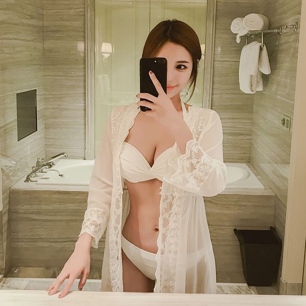 

sunscreen maldives spring chiffon cardigan beach bikini blouse swimsuit women's skirt, Black;white