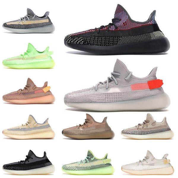 

quality mens women running shoes yecheil tail light static black blue tint cloud white carbon sand taupe natural trainers outdoor sneakers, White;red