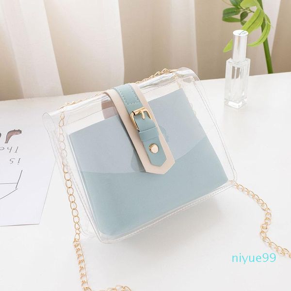 Abendtaschen 2021 Mode Schulter Transparentes Material Frauen Tasche Cross Body Casual Single Composite