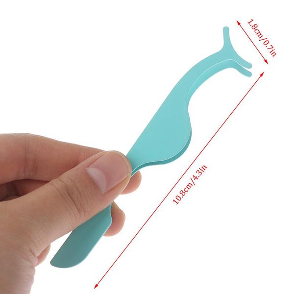 

eyelash curler 1pcs stainless steel false eyelashes extension fake eye lash tweezers applicator clip clamp eyes makeup tools