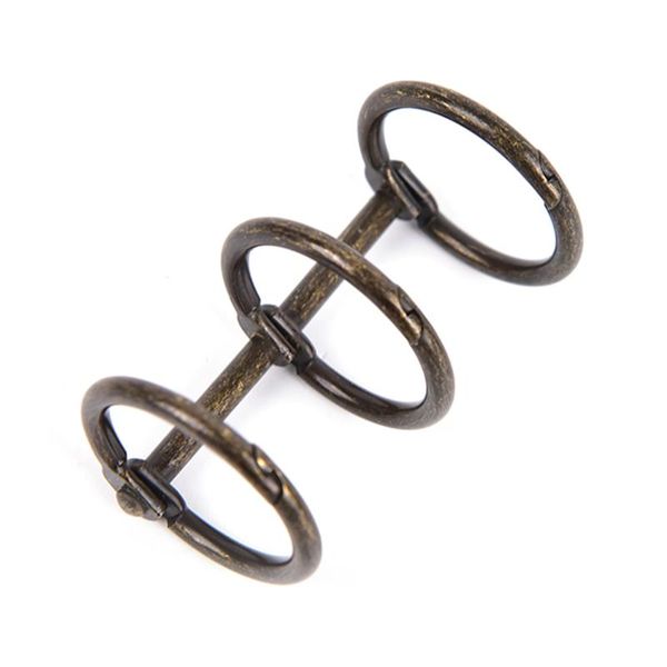 

1pcs a5 a6 metal spiral binder clip stainless steel file folder ring iron loose-leaf split notepads, Purple;pink