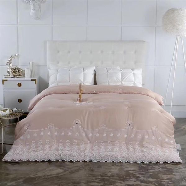 

comforters & sets exclusive edition luxury tencel fantasy lace quilt embroidery inlaid gem duvet warm soft comforter for winter queen king s
