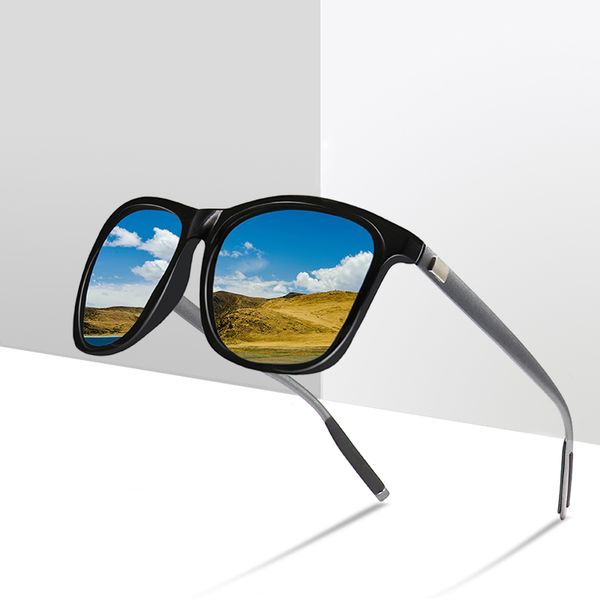 

polarized uv400 sunglasses men dazzle color driver classic retro brand designer light flexible sun glass oculos de sol, White;black