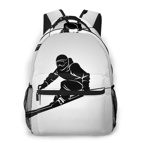

school bags for teenagers boys bag boy skier silhouette students book satchels