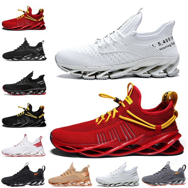 

wholesale non-brand men women running shoes blade slip on triple black white all red gray orange terracotta warriors mens trainers outdoor s