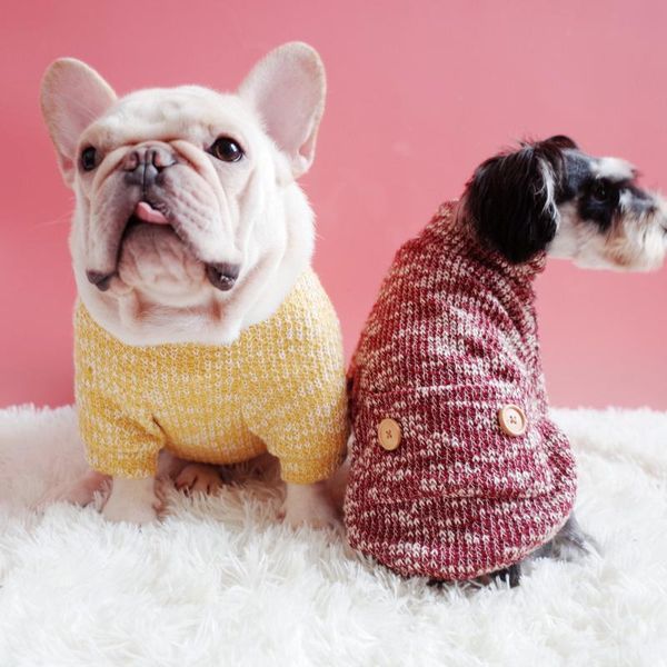 

dog apparel [mpk winter wear] warm sweater, wool sweater for french bulldogs, small to medium size dogs