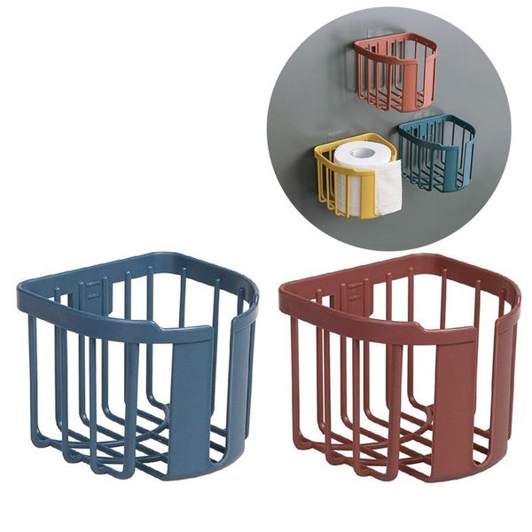 

toilet paper holders punch tissue holder wall mount stand bathroom kitchen box roll towel rack storage