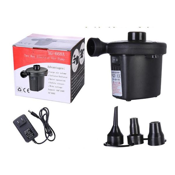 

bike pumps 110v~240v car household electrical inflatable pump air portable for auto boat blower mattress camping inflator