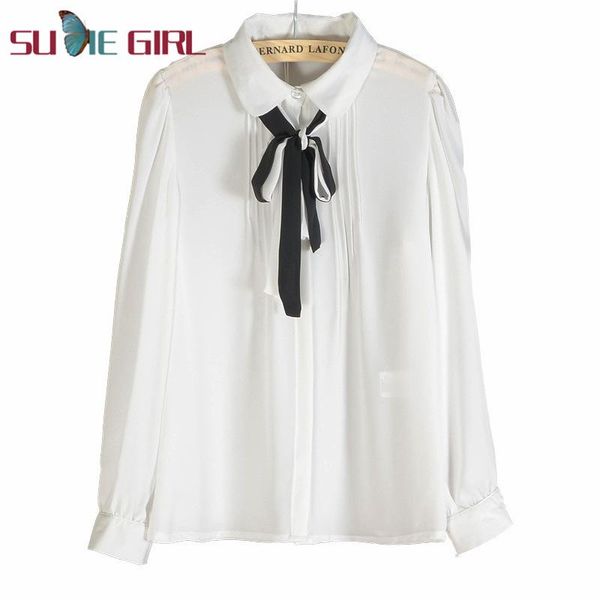 

women's blouses & shirts sudie girl chiffon blouse, White