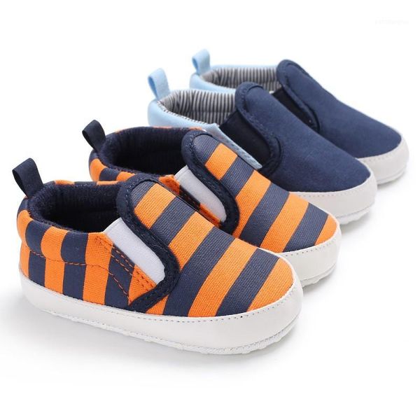 

first walkers baby boys shoes infant slip-on toddler striped canvas sneaker bebek ayakkabi1
