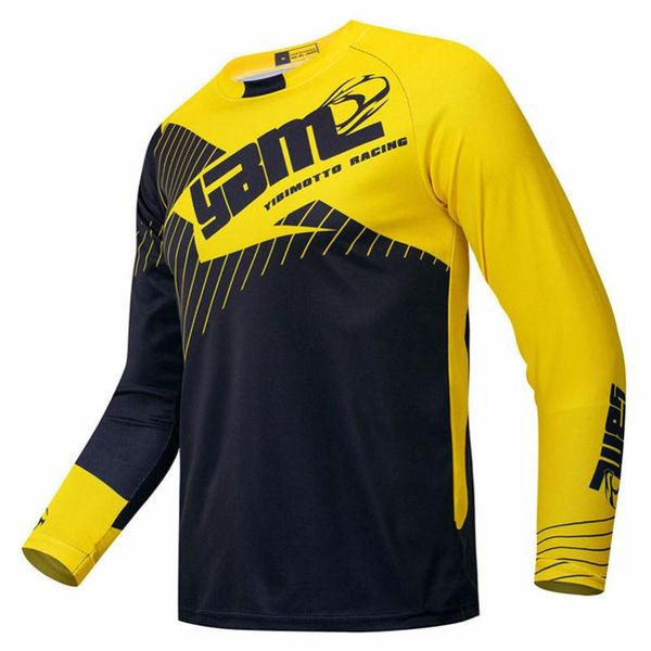 

racing jackets 2022 brand ybm motocross jersey downhil mountain bike dh shirt mx motorcycle clothing ropa for men quick dry mtb, Black;red