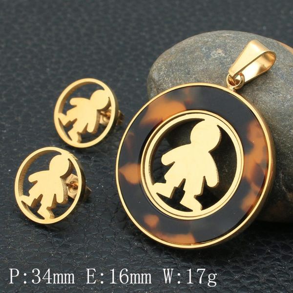 

earrings & necklace gold and silver color fashion stainless steel jewelry pendant sets for women sbjzdwca jewels store
