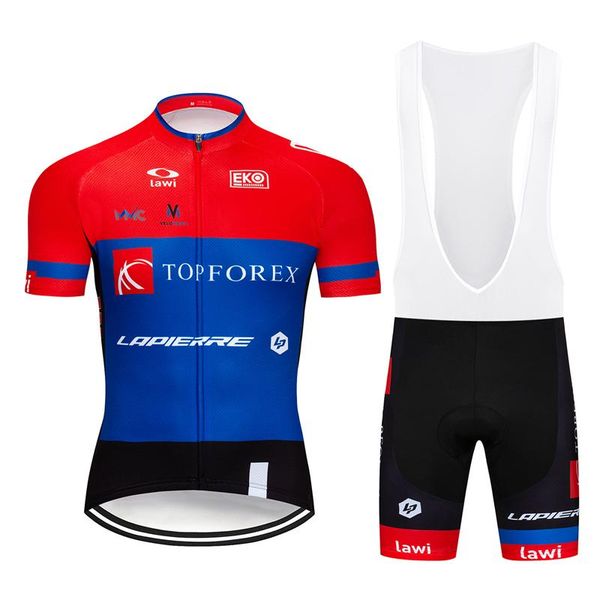 

racing sets team cycling short sleeve men's jersey shirt maillots bike riding bib shorts regular pants set kits padded, Black;blue