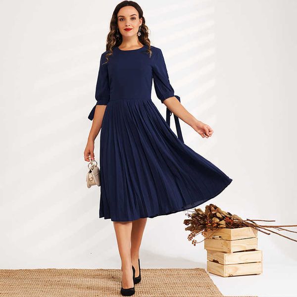 

casual dresses summer fashion women's waist solid color round leader hollow pearl bow decoration ol sweet all-match f0ru, Black;gray