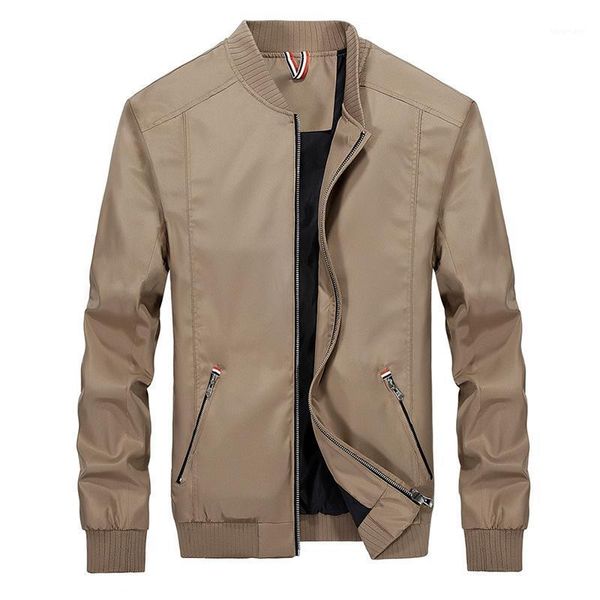 

men's jackets mens windbreaker spring slim men coats male fashion outwear 4xl brand clothing 2021 autumn casual jacket, Black;brown