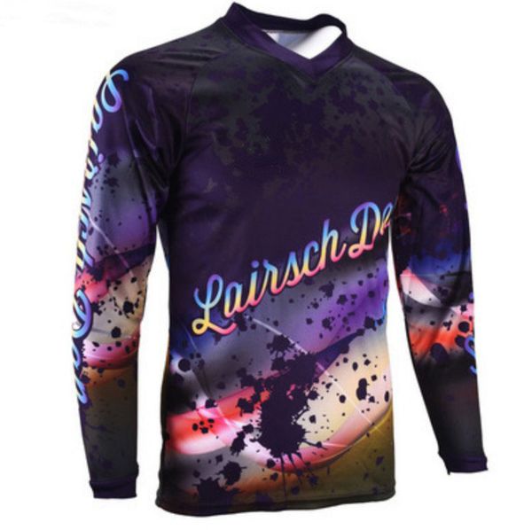 

2021 mountain cross-country motorcycle clothing bicycle downhill men and women long-sleeved fancy t-shirt quick-drying fashion shirt