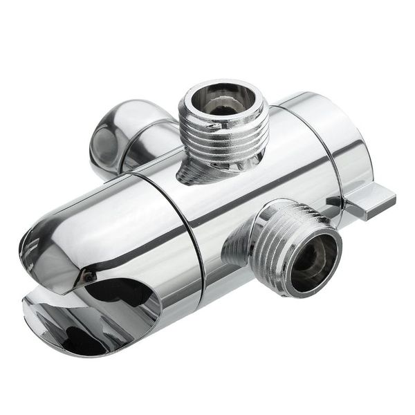 

bathroom shower heads 3 way diverter valve 1/2 inch bsp t-adapter connector hand bracket