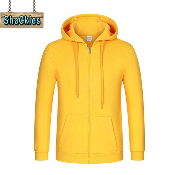 

men's hoodies & sweatshirts polar fleece zipper strap brand spring and autumn women's casual hooded sweatshirt solid color top, Black