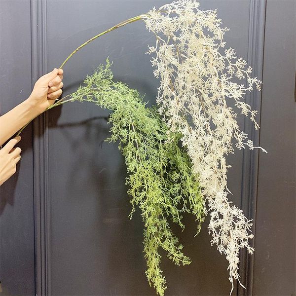 

decorative flowers & wreaths artificial hanging plants pine fern leaves rattan vine wall christmas decoration flower