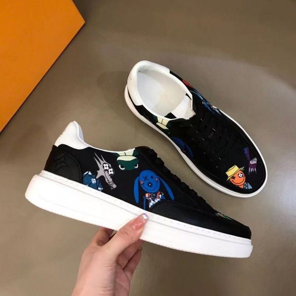 

men women sneaker casual shoes low italy stripes shoe walking spo leatherrts trainers band chaussures pour hommes, Black
