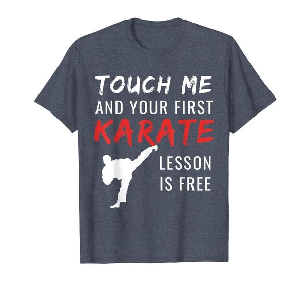 

funny karate t-shirt - self defense tshirt gift, White;black