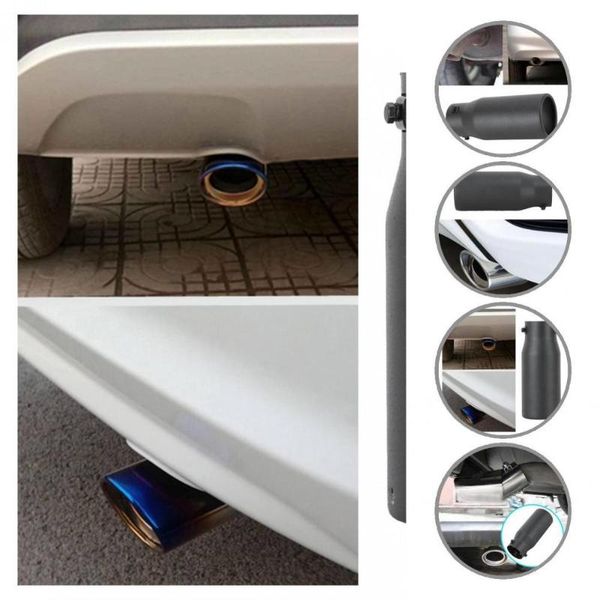 

manifold & parts high-quality exhaust pipe tail throat modification stainless steel anti-corrosion end for vehicles modified