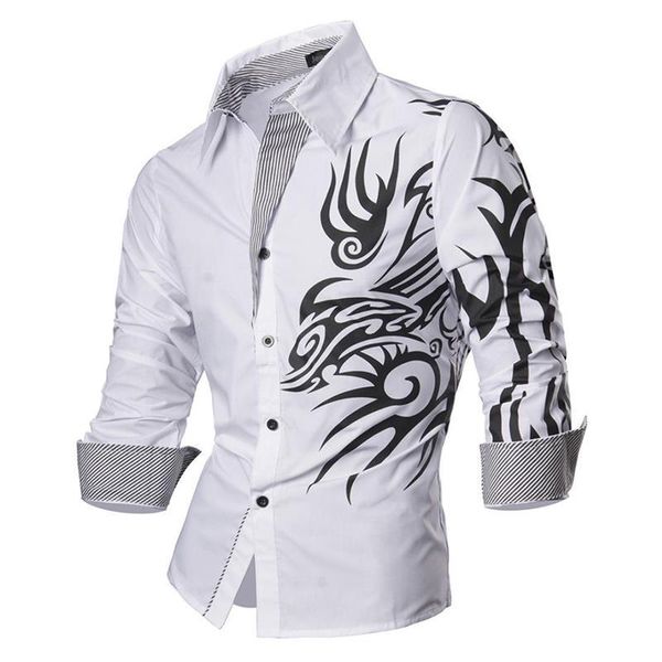 

men's casual shirts jeansian fashion dress button down long sleeve slim fit designer z001 white2, White;black