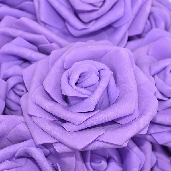 

10/20pcs 10cm artificial pe foam rose flower heads wedding party decoration home diy wreath craft scrapbook supplies decorative flowers & wr