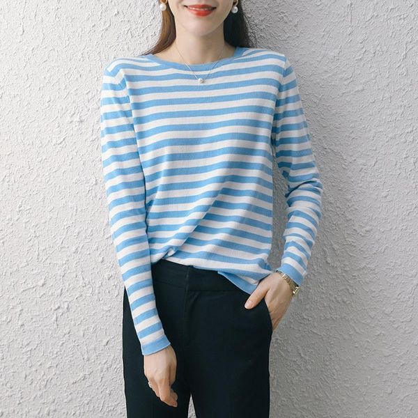 

women's sweaters 100% pure cotton women autumn winter sweater clothing o-neck long sleeve woman casual basic shirt top, White;black