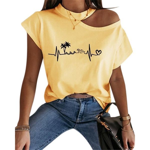 

s 5xl summer fashion women t shirt off shoulder clothing hollow casual tees girls, White