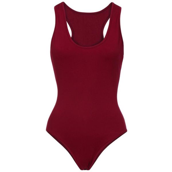 

women's jumpsuits & rompers est 2021 women jumpsuit fashion spring summer solid sleeveless sports bodysuit skinny racerback playsuits #, Black;white