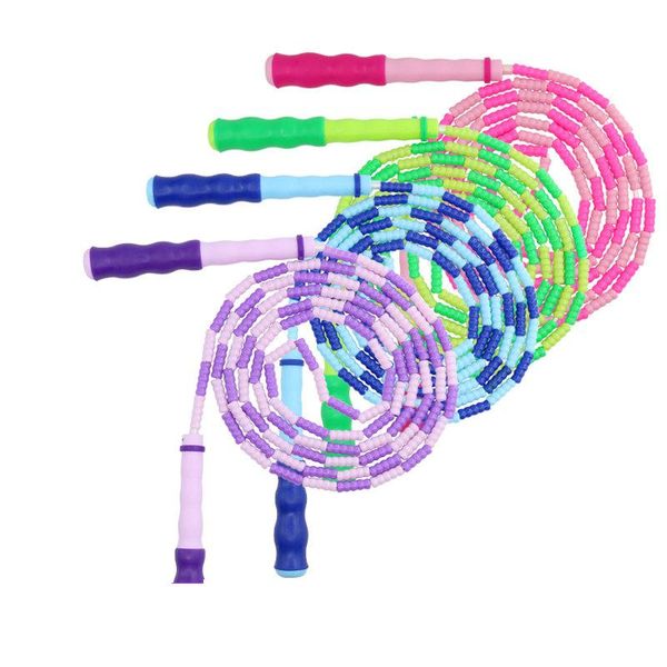 

bamboo adjustable rope skipping children's kindergarten special beginners professional sports soft bead festival jump ropes