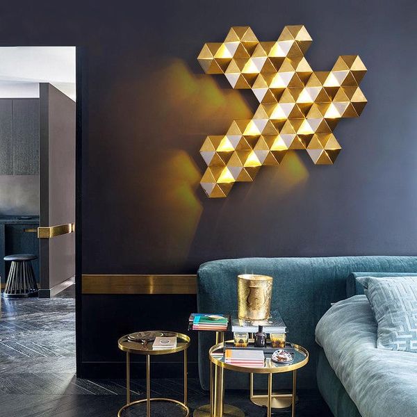 

wall lamp modern creative led bedside simple lights three-dimensional aisle study luminaire fashion decorative lighting