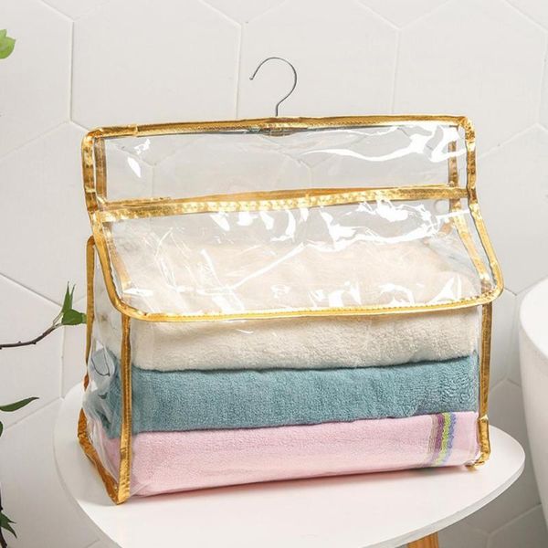 

storage bags hanging organizer transparent tpu bag with hook clothes placing bathroom for daily life