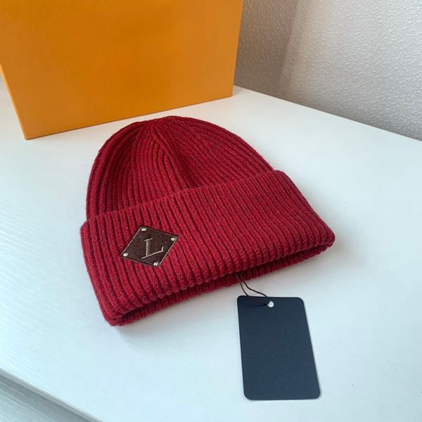 

mens designer beanie women beanies hat caps letter luxury leather hats men cap womens fashion square street autumn and winter, Blue;gray