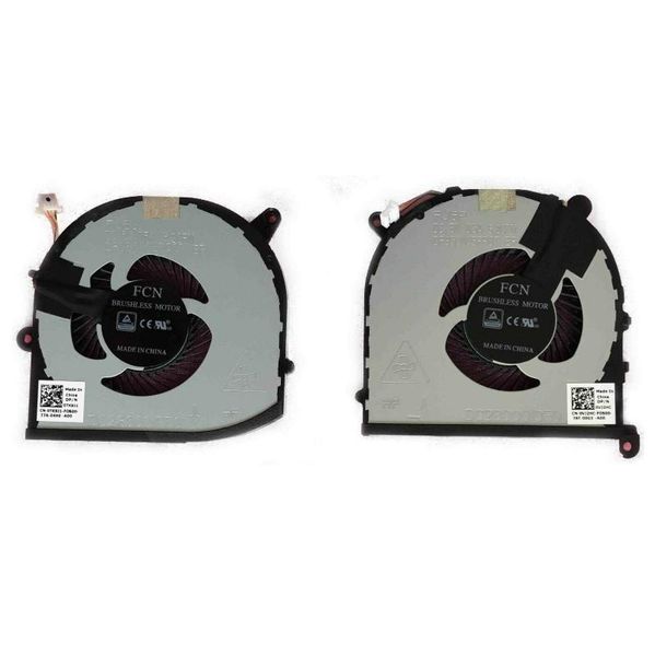 

& gpu cooling fan for xps 15 9560 series 0vj2hc 0tk9j1 l+r lappads