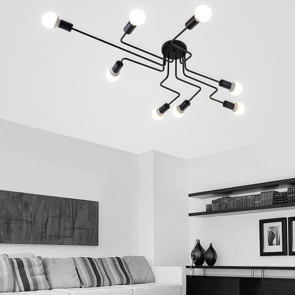 

ceiling lights vintage lamps for living room iluminacion light wrought iron luminaria e27 bulb home lighting fixtures