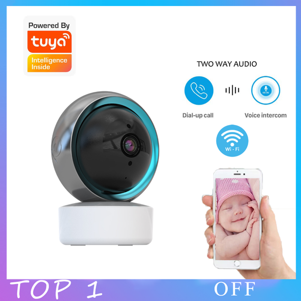 

cameras tuya videcam surveillance with wifi baby monitor camera hd 1080p video smart home security protection