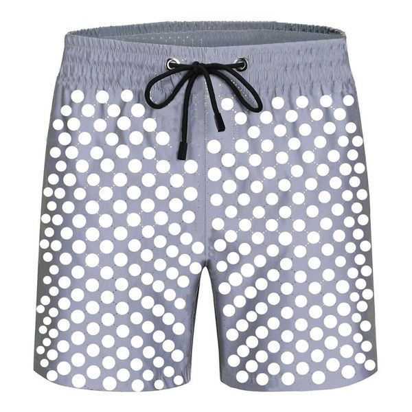 

summer men's shorts jogger 3d inner liner mesh clothing swim trunks seaside fashion shine outdoor leisure sports pants, White;black