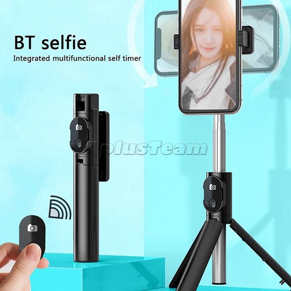 P20 Canlı Destek Selfie Sopa Çok Fonksiyonlu Taşınabilir Teleskopik ve Dönebilen Bluetooth Selfie Sopa Tripod Yüksek Kalite