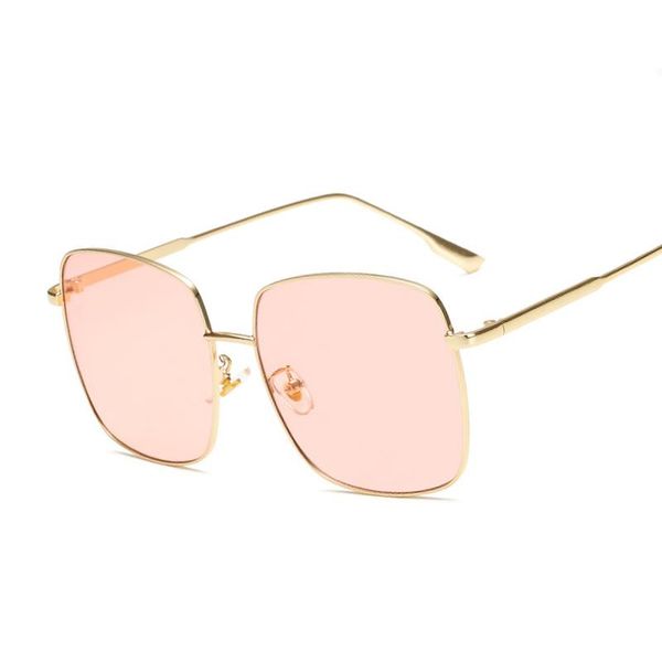 

sunglasses fashion vintage women luxury square sun glasses female brand designer retro big frame metal mirror, White;black