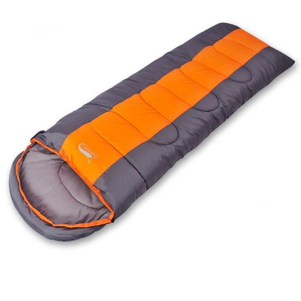 

selling camping trip envelope type ultra light sleeping bag spring and autumn season bags