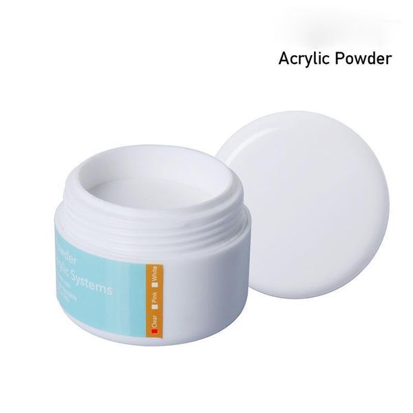 

acrylic powder crystal nail polymer art tips builder transparent manicure pink white clear 15g1, Red;pink